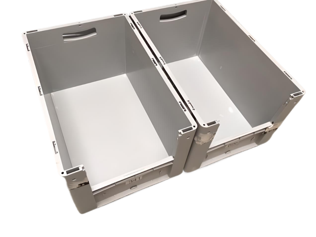 VidaXL Sichtlagerkasten Set 32-tlg. - Wandregal Mit Stapelboxen Für Werkstatt Und Garage